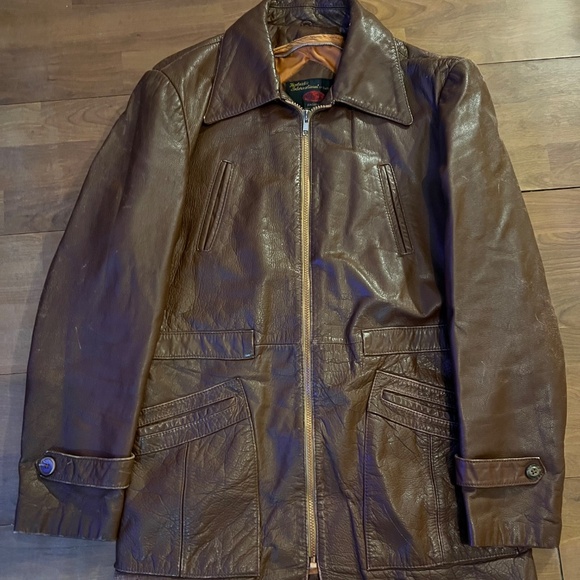 Vintage Vintage lovely leather jacket Worn but excellent look and feel! - Picture 2 of 8